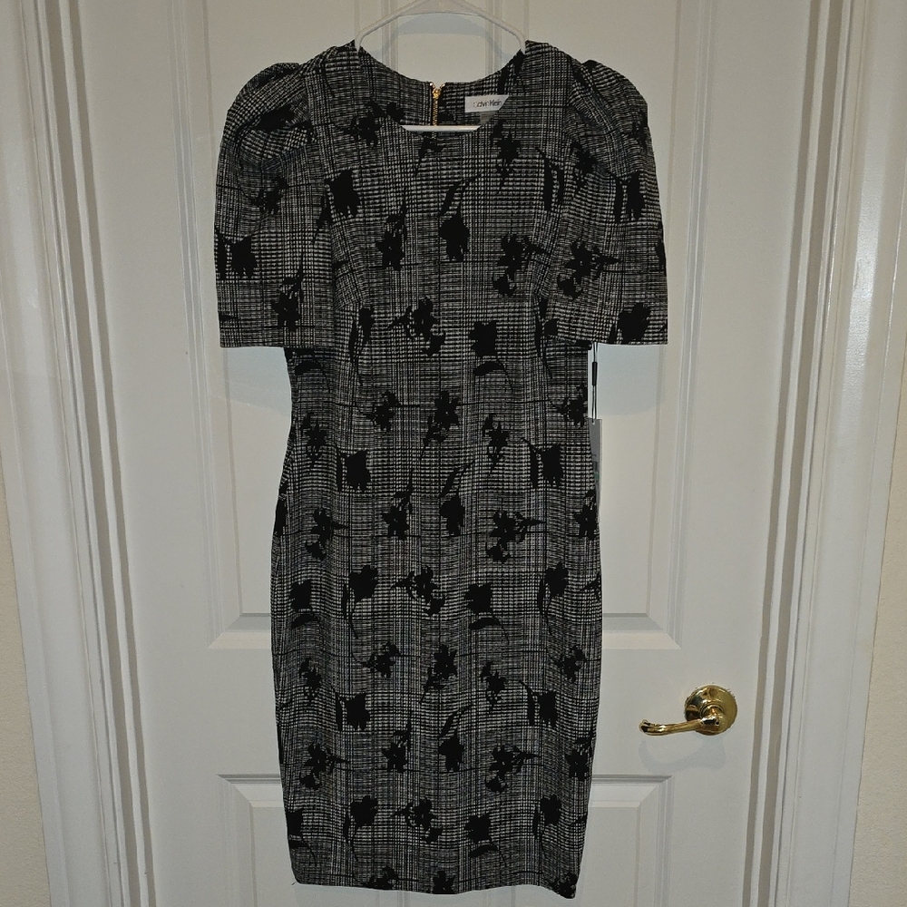 Elegant Black and Gray Women's Dress